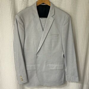 J Crew Ludlow summer suit.  Worn 1x at a wedding and dry cleaned after.